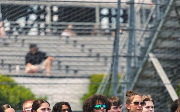 Future Sailors Recite the Oath of Enlistment at the Pocono Raceway