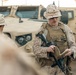 U.S. Marines and Sailors Depart to a Position Area for Artillery