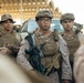 U.S. Marines and Sailors Depart to a Position Area for Artillery