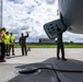 Norwegian airmen tour 100 ARWs KC-135 during RAFL 26