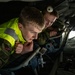 Norwegian airmen tour 100 ARWs KC-135 during RAFL 26