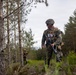 U.S. Marine Corps combat engineers conduct beach security patrol