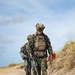 U.S. Marine Corps combat engineers conduct beach security patrol