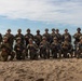 U.S. Marine Corps combat engineers conduct beach security patrol