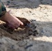 U.S. Marine Corps combat engineers conduct beach security patrol