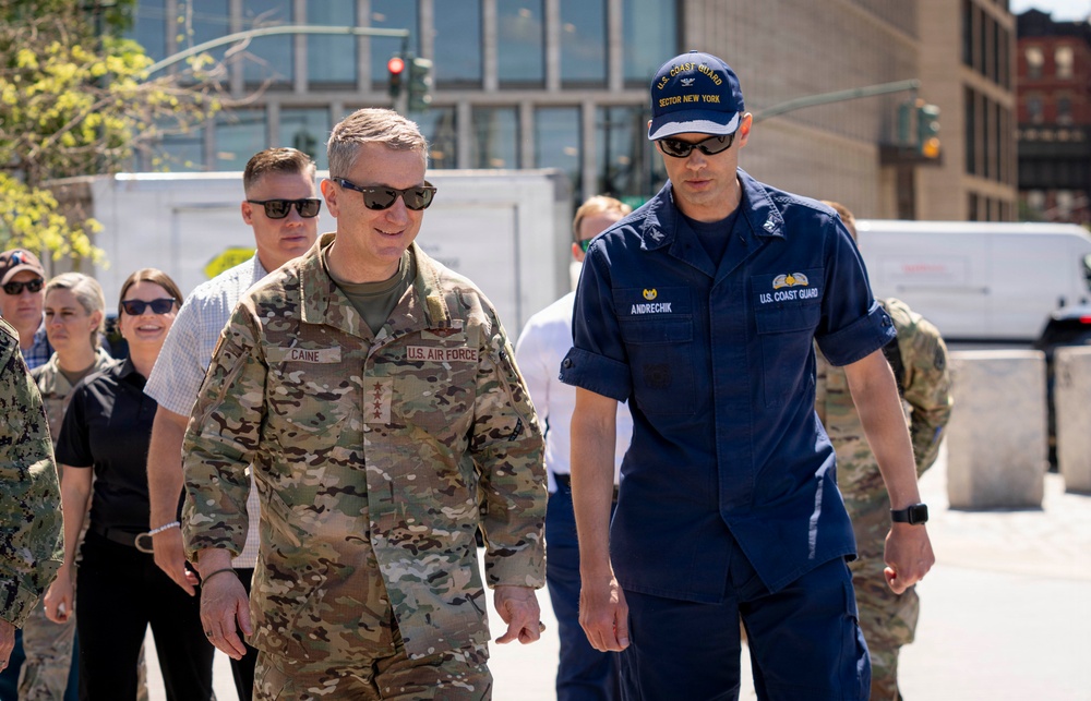 CJCS Tours Coast Guard Sector NY