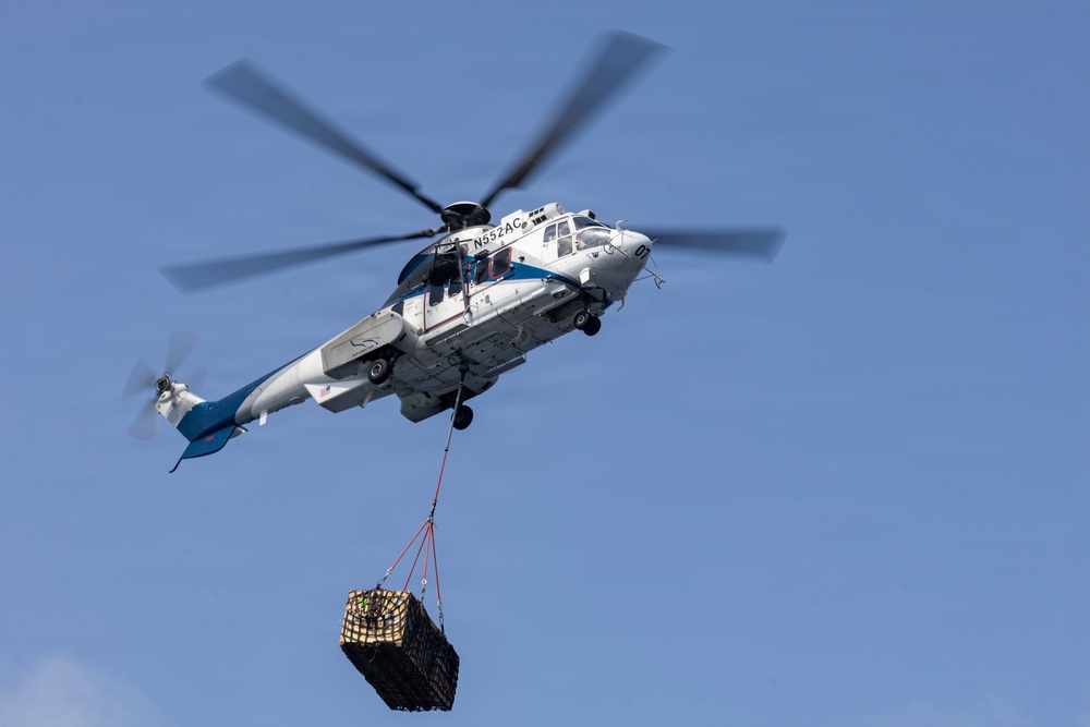 Abraham Lincoln Conducts Replenishment-At-Sea With USNS Cesar Chavez