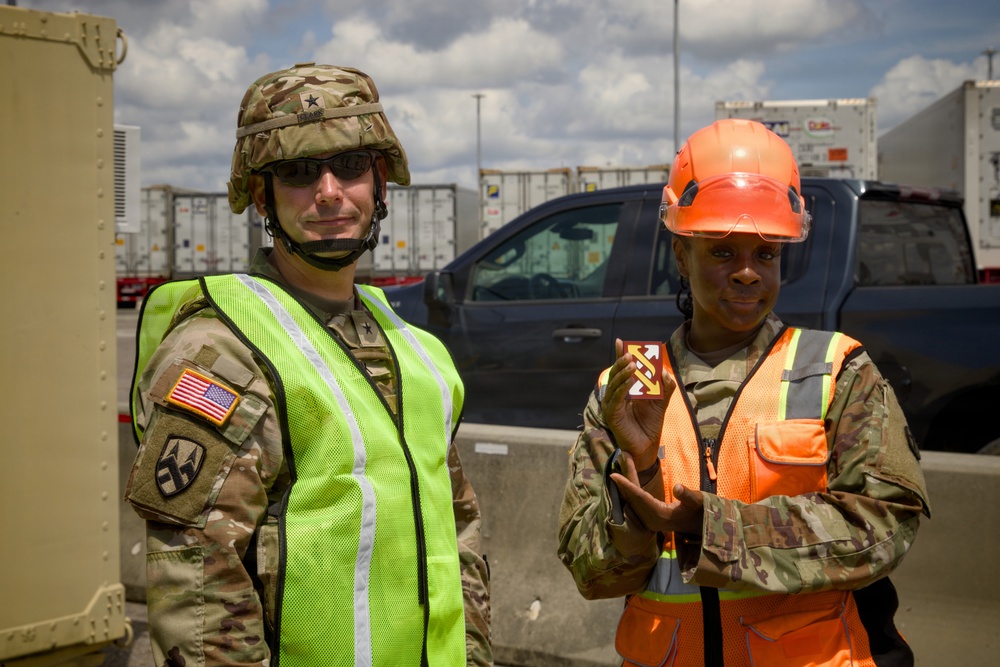 Sustainment Soldiers execute real-world rail operations during Operation Sentinel Justice