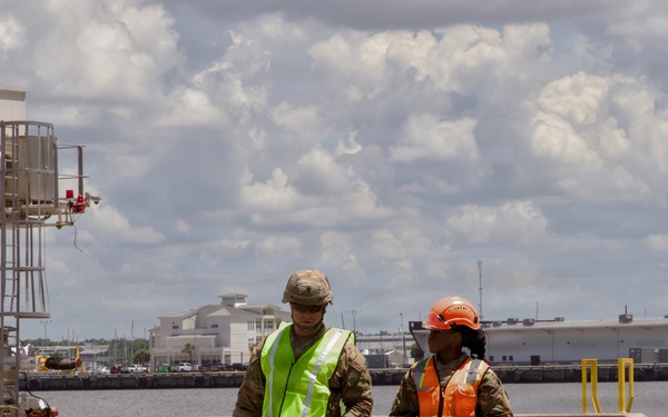 Sustainment Soldiers execute real-world rail operations during Operation Sentinel Justice