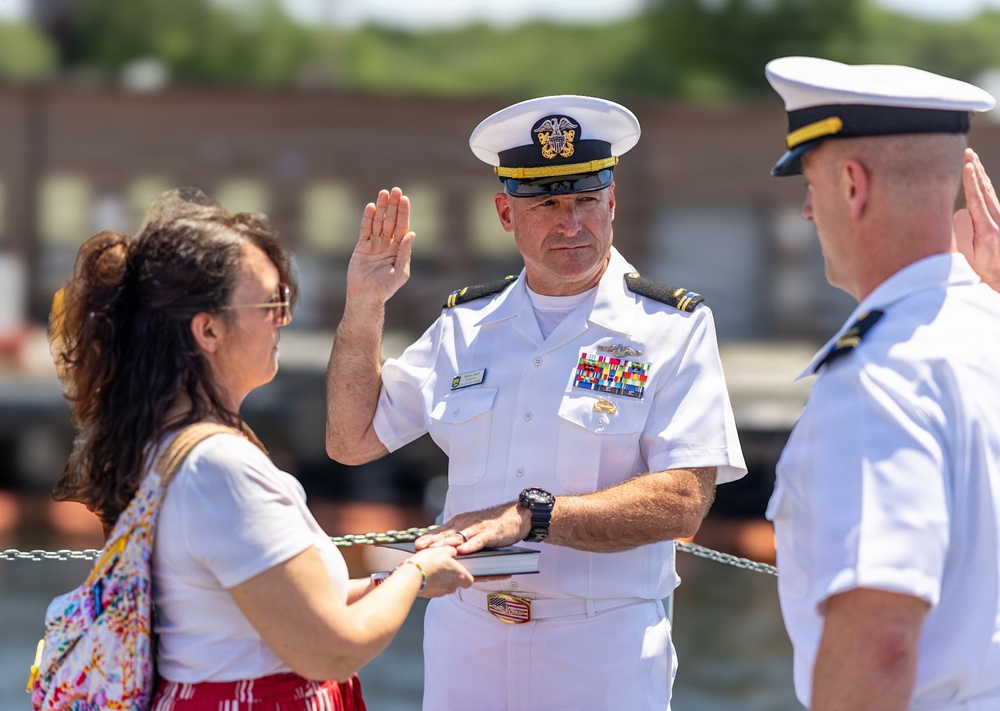 The promotion of CWO5 Steven Hurt; Recognized for Technical Expertise, Leadership, and Service to the Fleet