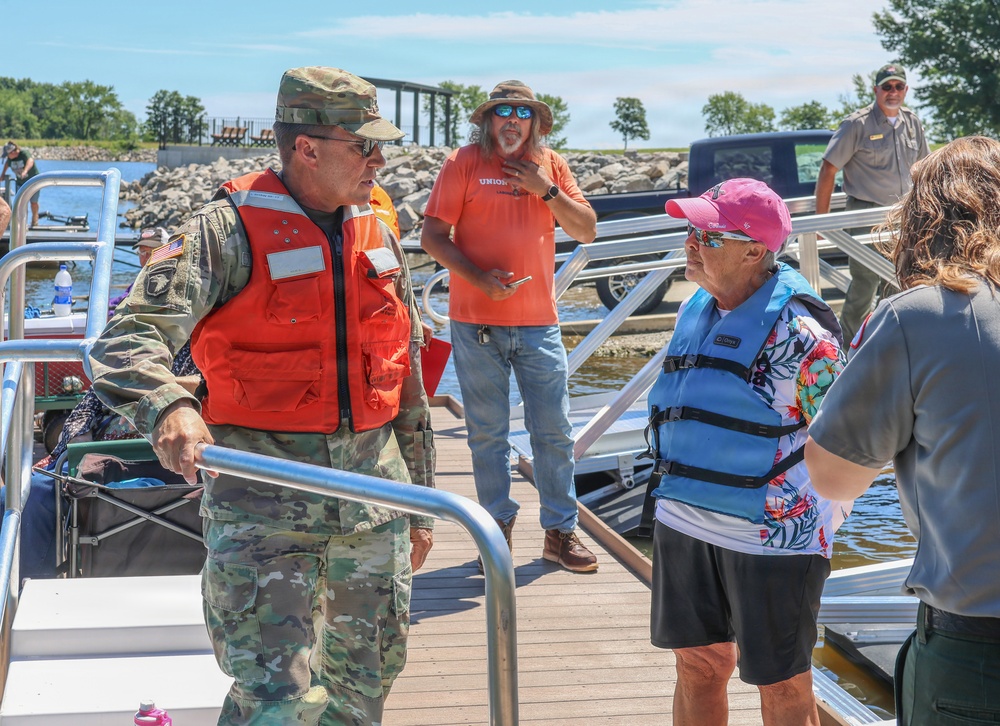 Rend Lake installs ADA compliant fishing and kayak dock
