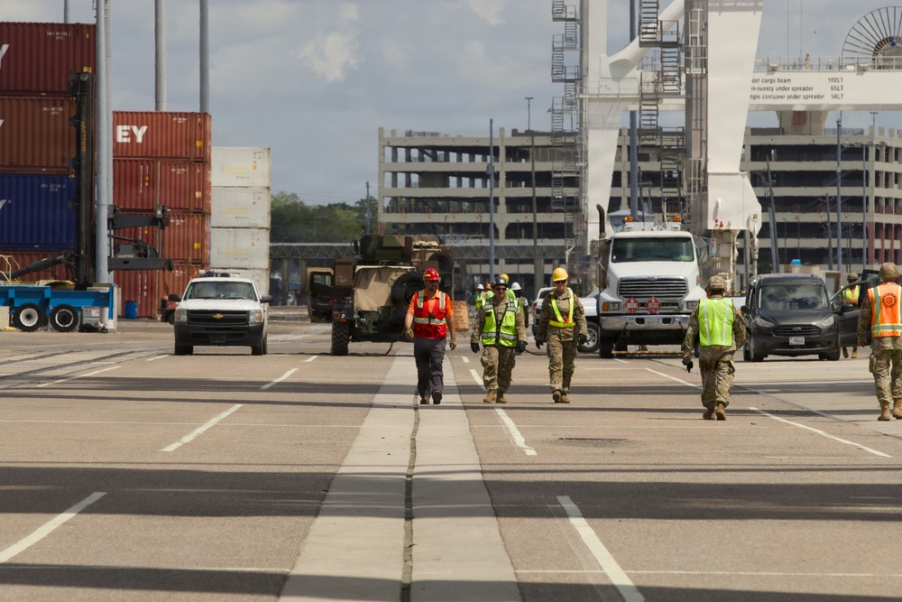 Sustainment Soldiers execute real-world rail operations during Operation Sentinel Justice