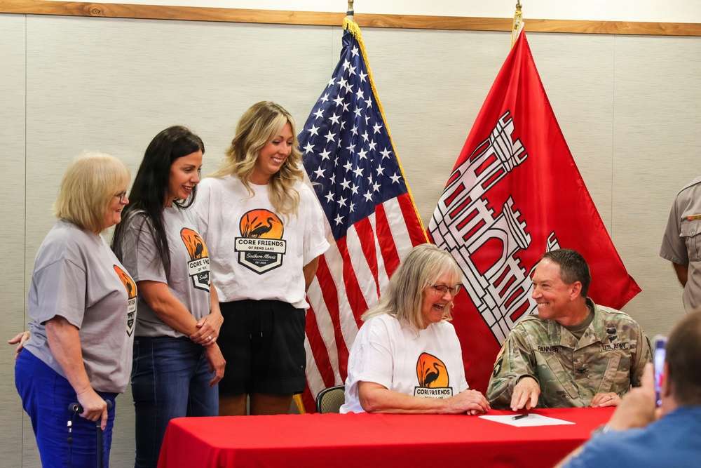 USACE signs cooperative agreement with Core Friends of Rend Lake
