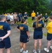 NMCCL Corpsmen hold birthday run  and cake-cutting for the 128th Hospital Corpsman birthday