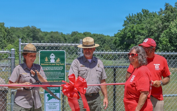 New off-leash dog park at Rend Lake