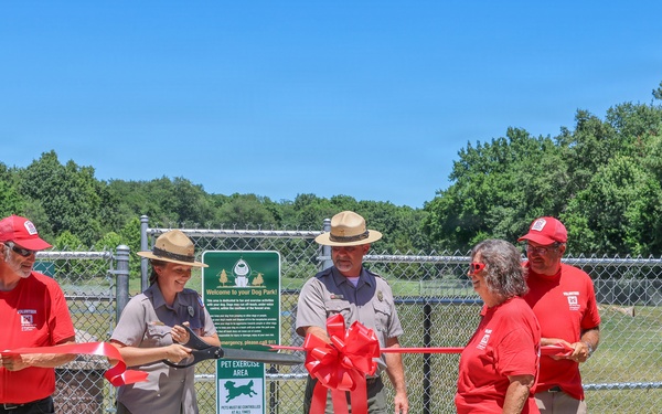 New off-leash dog park at Rend Lake