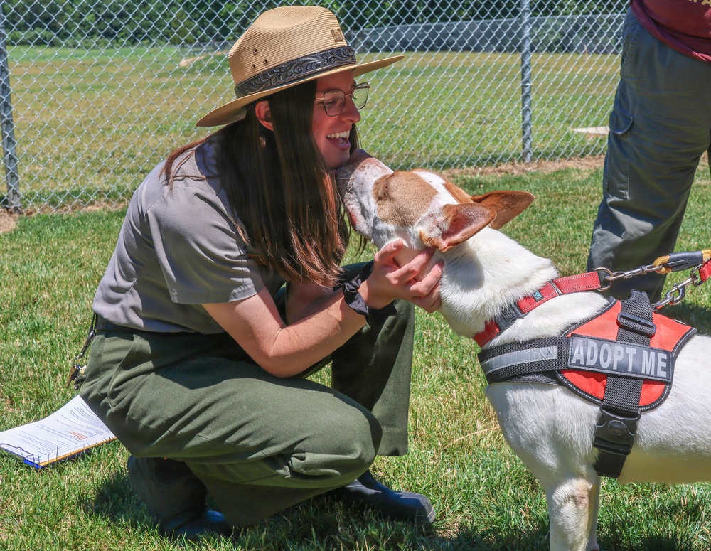 New off-leash dog park at Rend Lake