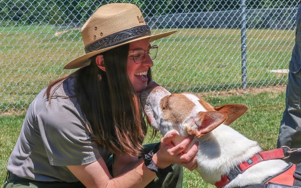 New off-leash dog park at Rend Lake
