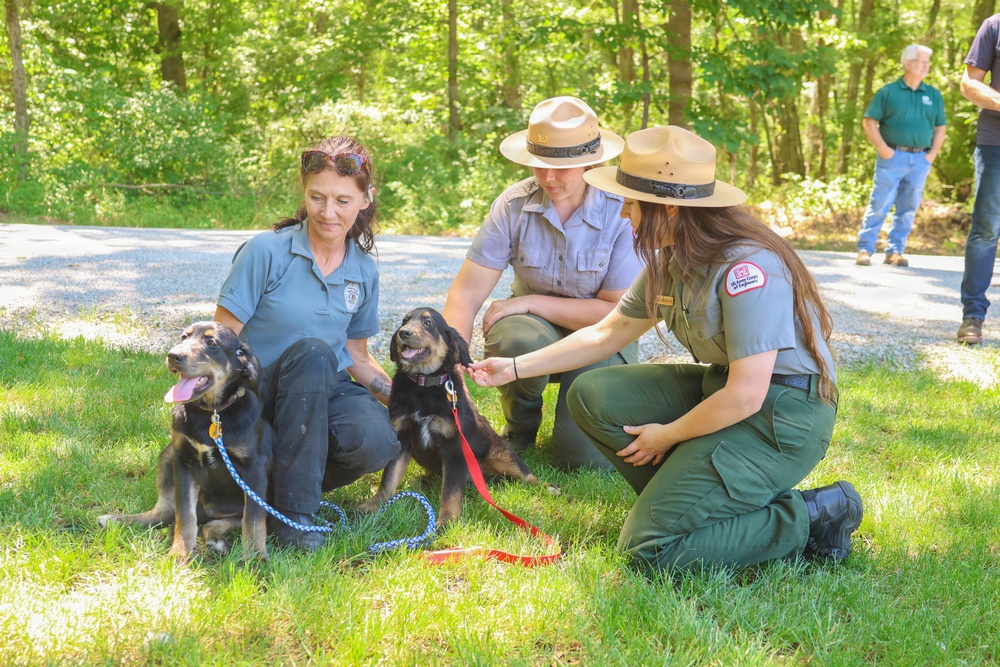 New off-leash dog park at Rend Lake