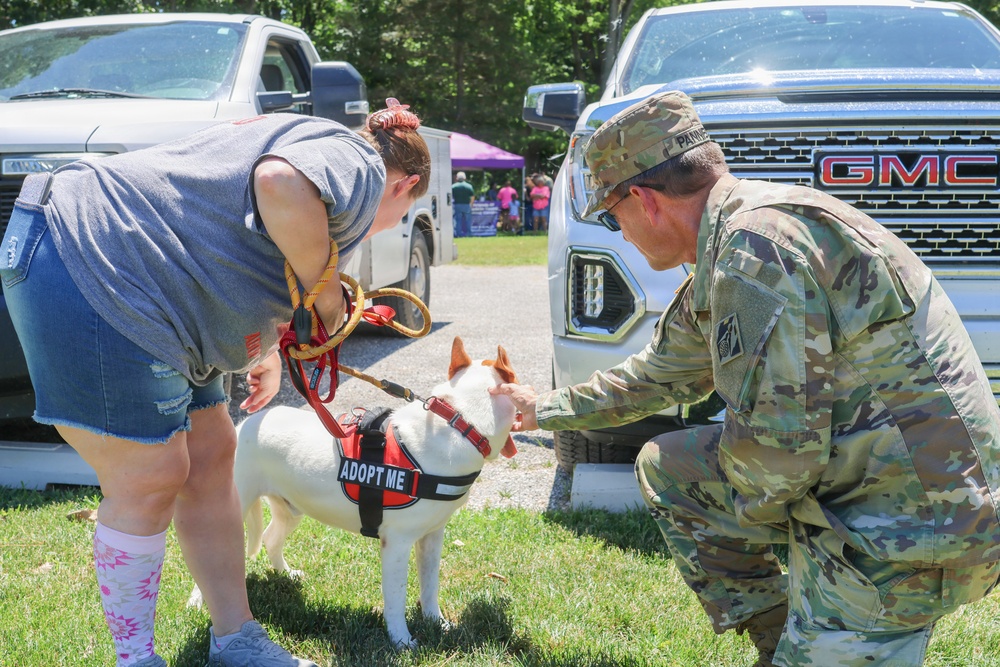 New off-leash dog park at Rend Lake