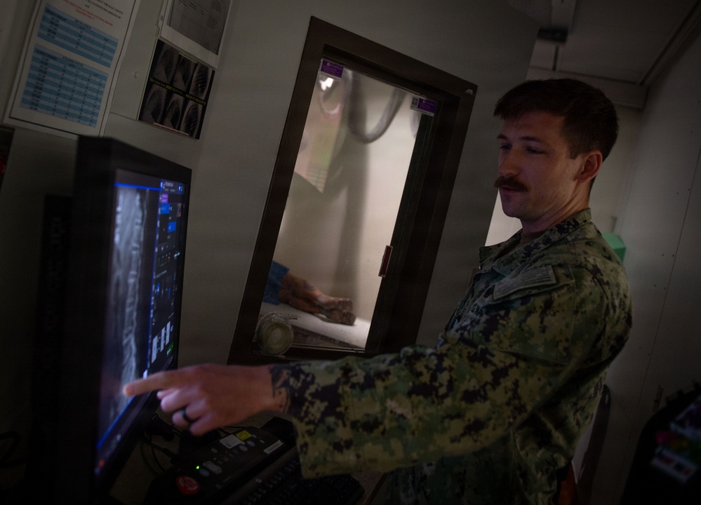 Hospital Corpsman Supports Patient Care Through Diagnostic Imaging at NMCSD
