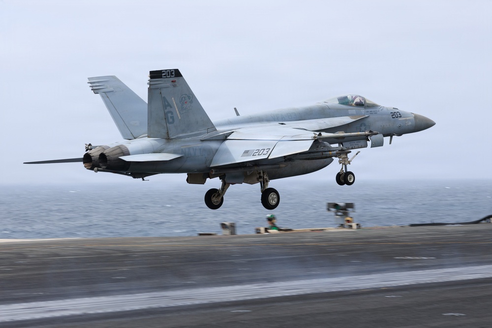 USS George H.W. Bush launch of an F/A-18E Super Hornet