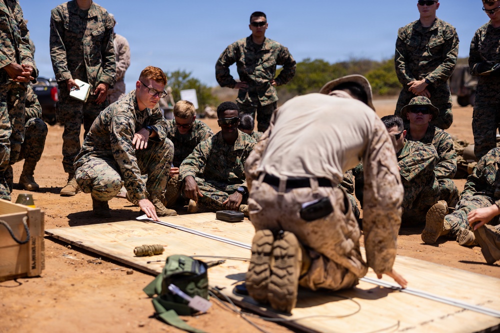 U.S. Marines with 1st CEB host demolition range for midshipmen