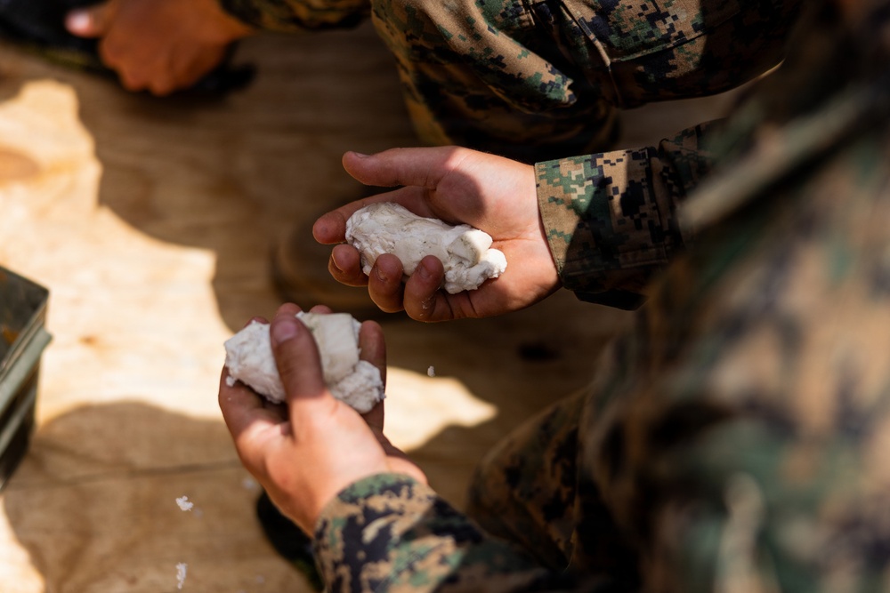 U.S. Marines with 1st CEB host demolition range for midshipmen