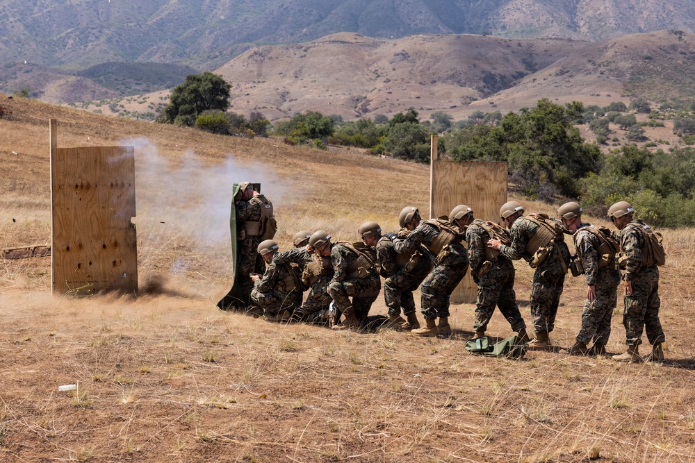 U.S. Marines with 1st CEB host demolition range for midshipmen