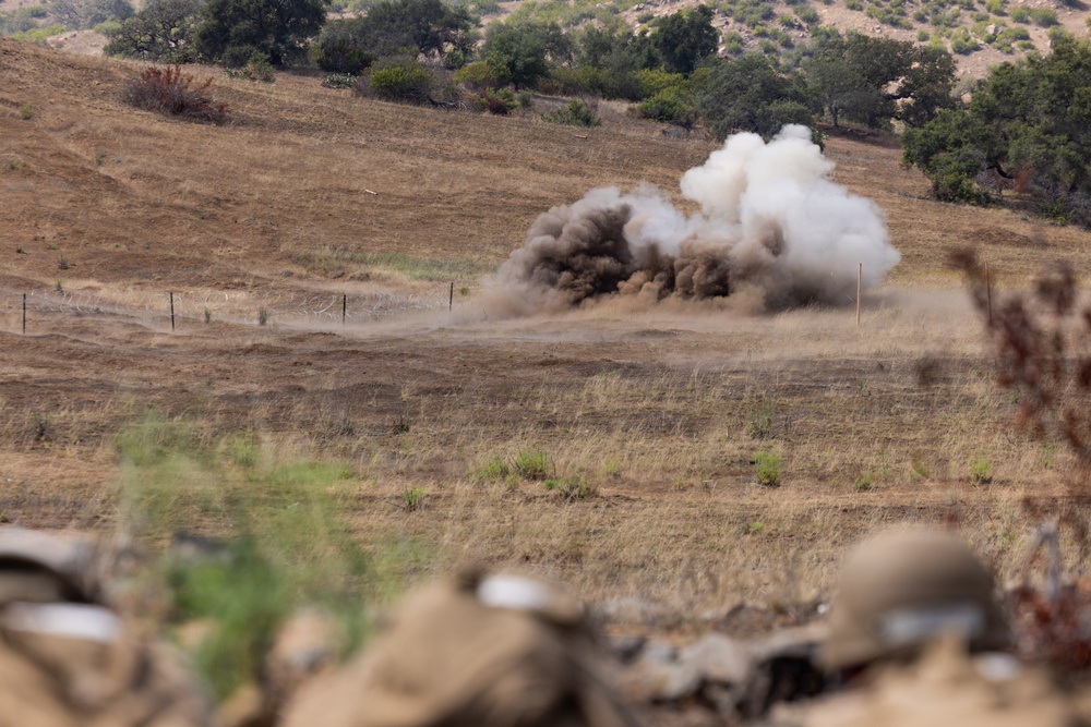 U.S. Marines with 1st CEB host demolition range for midshipmen