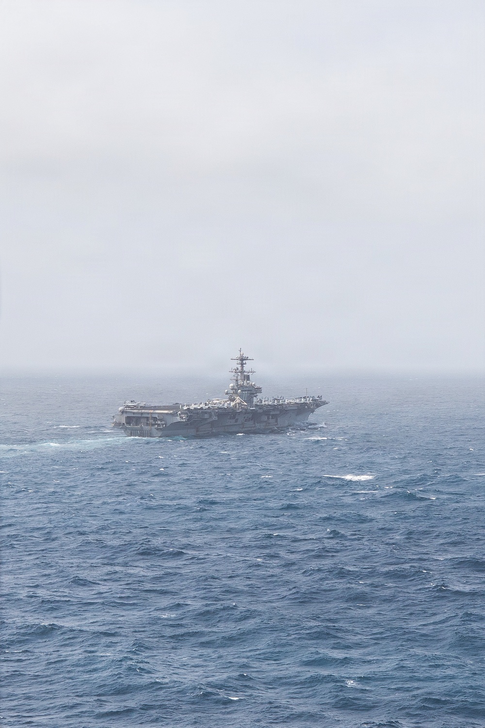 USS George H.W. Bush sails in the Arabian Sea