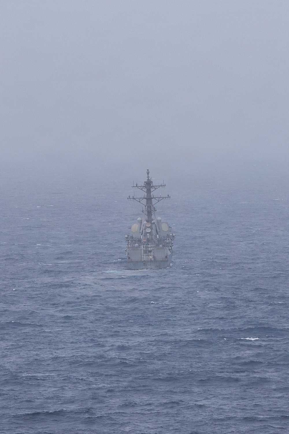 John Finn sails in the Arabian Sea