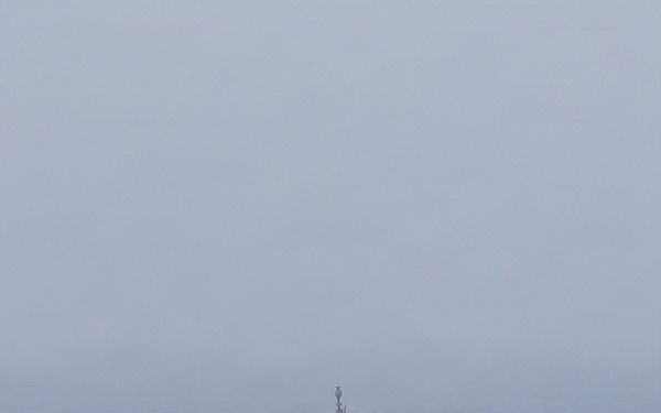 John Finn sails in the Arabian Sea