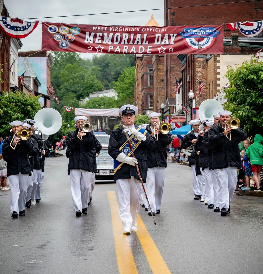 U.S. Fleet Forces Band Parade Band Performs in Grafton, West Virginia for the Grafton Memorial Day Parade