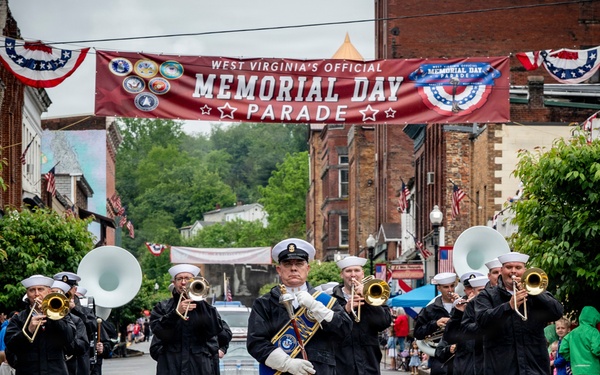 U.S. Fleet Forces Band Parade Band Performs in Grafton, West Virginia for the Grafton Memorial Day Parade