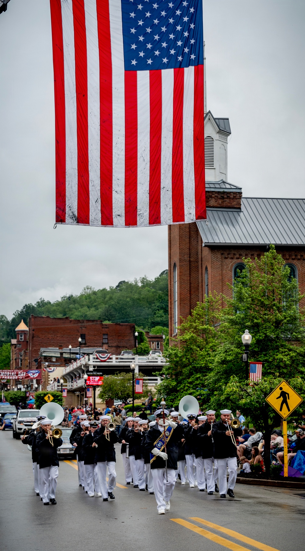 U.S. Fleet Forces Band Parade Band Performs in Grafton, West Virginia for the Grafton Memorial Day Parade