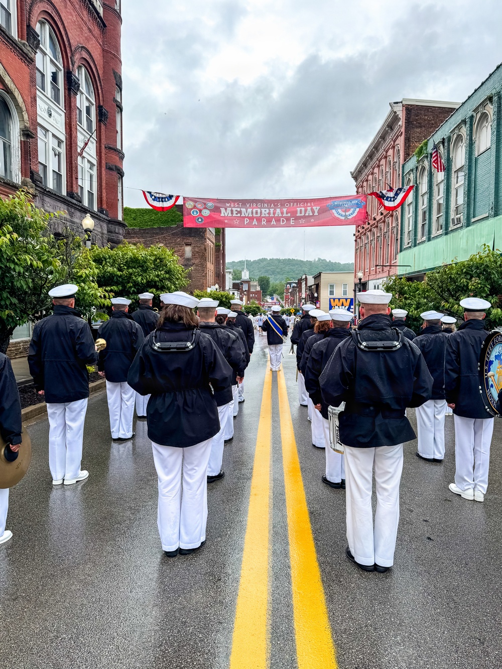 U.S. Fleet Forces Band Parade Band Performs in Grafton, West Virginia for the Grafton Memorial Day Parade