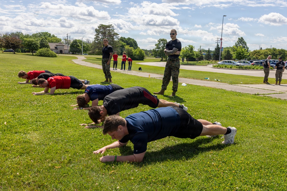 RSS Appleton Marches in Flag Day Parade and Conducts Initial Strength Test