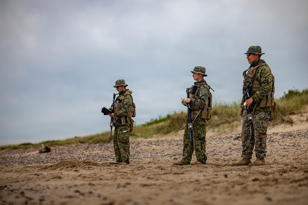 U.S. Marine Corps combat engineers conduct bilateral training in Baltic region