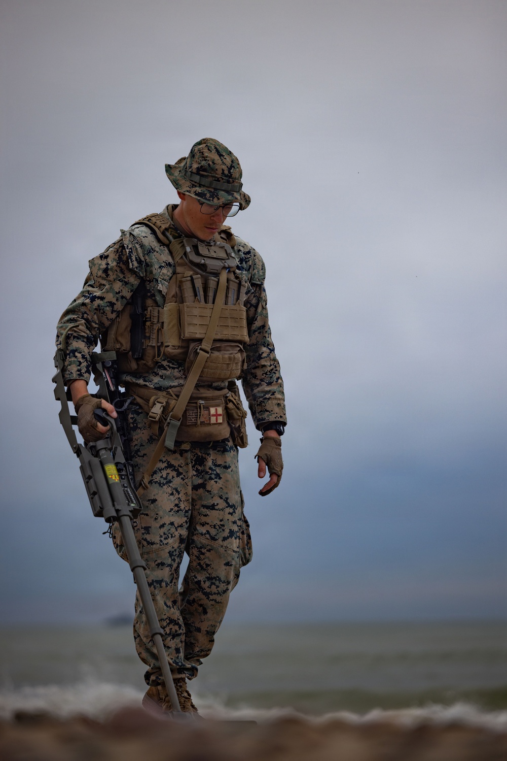 U.S. Marine Corps combat engineers conduct bilateral training in Baltic region