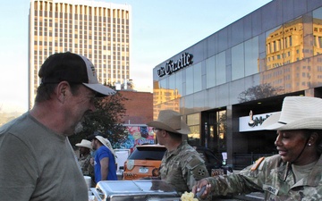 Soldiers feed community during annual Western Heritage Street Breakfast