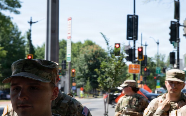 JTF-DC South Carolina National Guard Eastern Market presence patrol