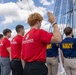 U.S. Marine Poolees Swear In Aboard USS Constitution