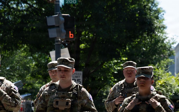 JTF-DC South Carolina National Guard Eastern Market presence patrol