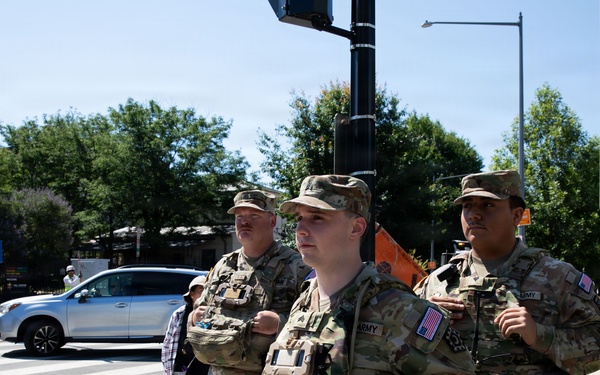 JTF-DC South Carolina National Guard Eastern Market presence patrol