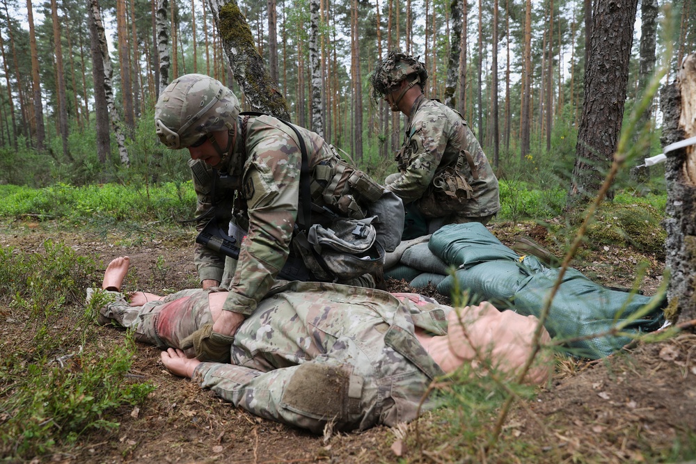 V Corps Best Squad Competition Day 3
