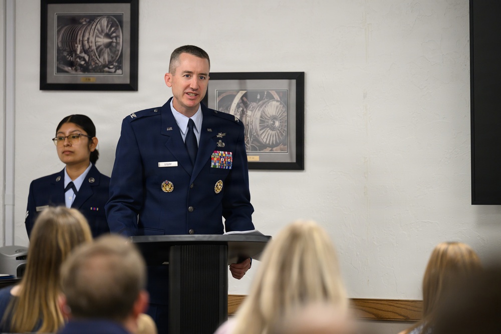 Maj. Caleb Mild, Commander, Air Force Lifecycle Management Center, Det. 11.