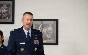 Maj. Caleb Mild, Commander, Air Force Lifecycle Management Center, Det. 11.