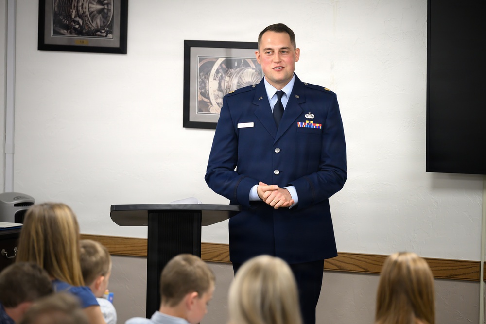 Maj. Caleb Mild, Commander, Air Force Lifecycle Management Center, Det. 11.