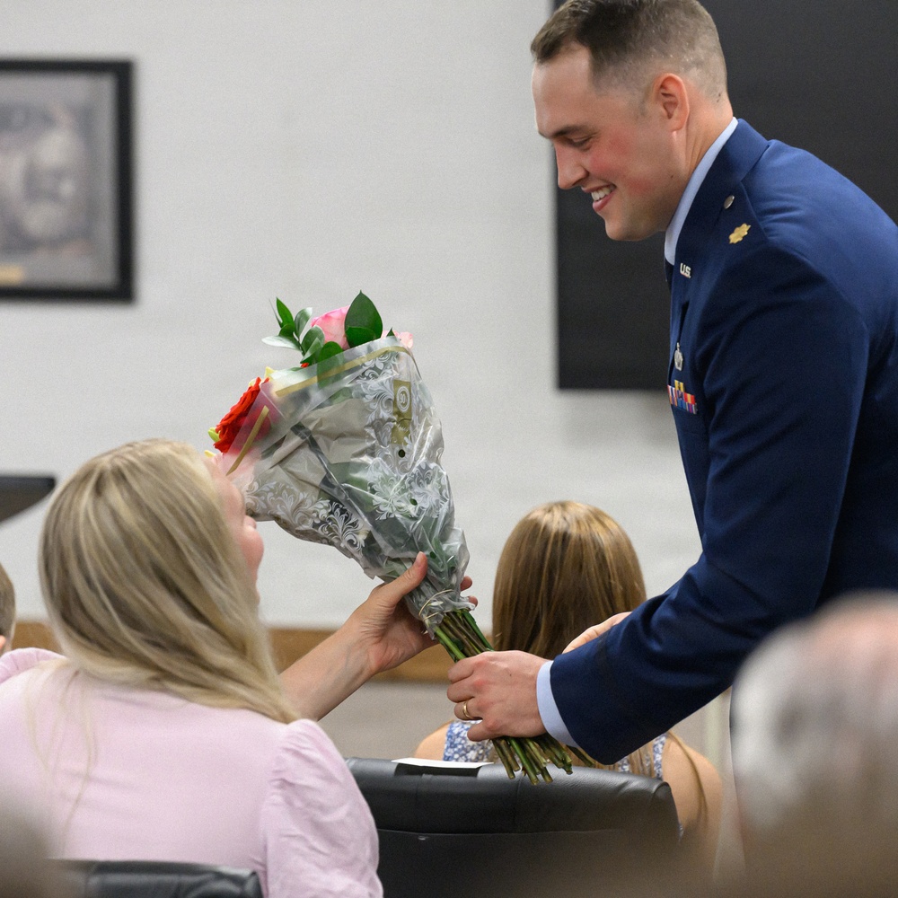 Maj. Caleb Mild, Commander, Air Force Lifecycle Management Center, Det. 11.